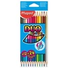 Kép 3/4 - *26613 SZÍNES CERUZA 12*2 Duo MAPED 