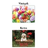 Kép 4/5 - *50660 PLAKÁTNAPTÁR 2025 A3 297*420mm T-Calendar éves tervező mintás