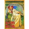 Kép 1/5 - *52906 FALINAPTÁR Alfonz Mucha-2024  H259  33,5*55,5cm