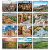 Kép 2/2 - *54549 FALINAPTÁR 2025 Olaszország Toszkána T-Calendar  23*33cm spirálozott
