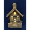 *54856 FA HÁZIKÓ havas tetejű 5LED-es   13*22*9cm 421276
