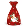 Kép 3/3 - *54865 MIKULÁS TASAK XL Lama, Saanta Claus, Snowman Lizzy 200*370 pir.celofán