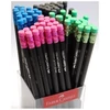 Kép 2/2 - GRAFIT FABER Castell fekete testű neon/fekete radírral