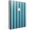 Kép 2/2 - *56118 FÜZET spirál 17*24cm GIPTA Cobalt kockás chamois 120l  5843