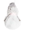 *56427 KARÁCSONYFA DÍSZ  kislány bundában, sapkában 14cm
