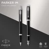 Kép 7/7 - *56537 PARKER I.M. szett gtoll+töltőtoll fekete lakk ezüst klipsz+ajándék diszdoboz