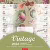 Kép 1/2 - *56632 FALINAPTÁR 2024 Családi tervező Vintage TopTimer kétheti mágneses