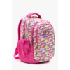 Kép 1/3 - Hátitáska BUDMIL ovális Samantha 10110214/S17 pink kockás