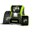 Iskolatáska szett OXI BAG 3db-os Gamer prémium táska+tollt.+tzsák. 0-24126