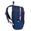 Kép 3/8 - *60708 Hátitáska OXI Sport Flowers kék+tolltartó  8-39725E