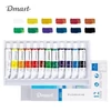 *61265 VÍZFESTÉK 12 DELI Dmast akvarell tubusos 12*12mm