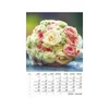 *02987 FALINAPTÁR 2026 Virágcsokrok T094-04 spirálozott 22*33cm