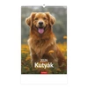 *22909 FALINAPTÁR 2026 Kutyák T094-10 spirálozott 22*33cm