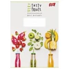 FÜZET A5 UNIPAP kockás 96lap vegyes minta  Fresh Fruit, Very Tasty (Very Tasty, UNVT596K)