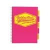 Kép 2/2 - FÜZET spirál A4 PUKKA PAD Project Book Neon 5 reg. # PP 5*20l (rózsaszín, PUPB7080K)