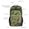 Kép 5/6 - Hátitáska HERLITZ be.bag Abstract Camouflage 30l