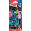 Kép 1/5 - SZÍNES CERUZA 12 MAPED "Color'Peps Monster"