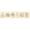 Kép 2/3 - SZÍNKÉPVARÁZS forma készlet Christmas 6db-os, kicsi