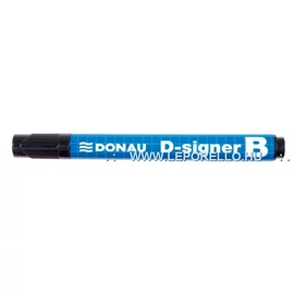 TÁBLAFILC DONAU D-signer B kerek fekete  2-4mm