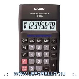 SZÁMOLÓGÉP CASIO zseb HL-816