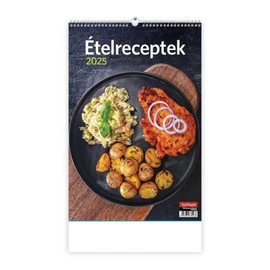 *05326 FALINAPTÁR 2025 recept Ételreceptek T094-09 spirálozott 22*33