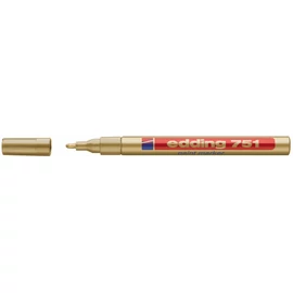  MARKER EDDING 751 lakkfilc standard színek+arany, ezüst 1-2mm ker