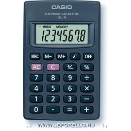 *10499 SZÁMOLÓGÉP CASIO zseb  HL-4A