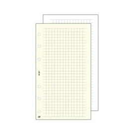 *12075 NAPTÁR betét SATURNUS-L327 jegyzetlap kockás fehér