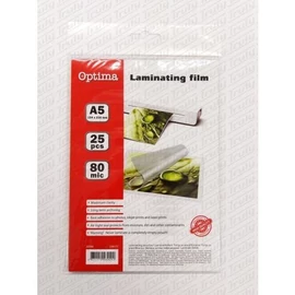 LAMINÁLÓ FÓLIA A5  80mic 1iv (154x216)