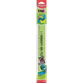 *16434 VONALZÓ egyenes 30cm MAPED törhetetlen &quot;Twist n Flex&quot;, hajlitható