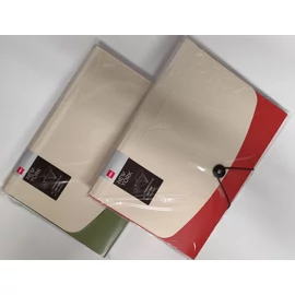 *17313 HARMÓNIKAMAPPA DELI 12 rekeszes Antilop gumis DEL05558