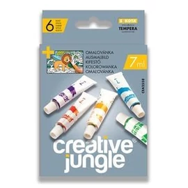 TEMPERA  6 SAKO Creative Jungle 7ml alu tubusos ajándék kifestővel