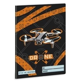 *18351-001 FÜZET A5 ARS UNA kockás  27-32 vegyes minta (Drone X, 01.09011)