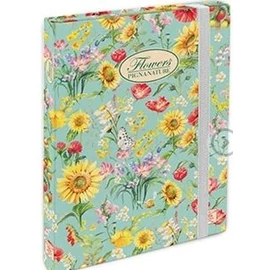 *19028 FÜZETBOX A4 PIGNA Nature Flowers 3cm