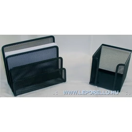 TÉPÖTÖMBTARTÓ VICTORIA fémhálós fekete/ezüst