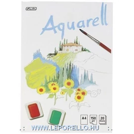 *23198 RAJZLAPTÖMB AQUARELL A4 HERLITZ 20ív/csom
