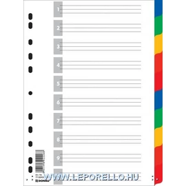 REGISZTERES ELV. A4 10 szín müa. Donau DD77101