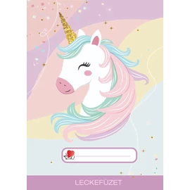 *29087-003 LECKEFÜZET A5 SÜNI  mintás (Unicorn, 7500085025)