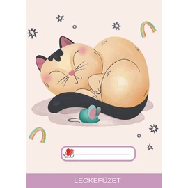 *29087-005 LECKEFÜZET A5 SÜNI  mintás (Dreaming Cat, 7500085026)