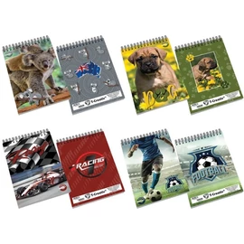 *29699 NOTESZ spirál A6 T-CREATIV 40lap mintás #=