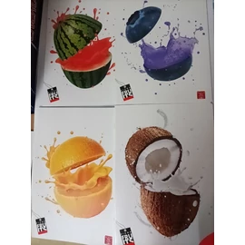 *29824 FÜZET A4 PIGNA kockás 42lap Fruits