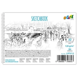 *30035 VÁZLATFÜZET B4-32lap famentes VICTORIA