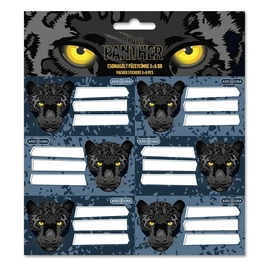 *32611-006 FÜZETCIMKE ARS UNA 3X6db=18db-os vegyes (Black Panthers, 15.20150)