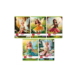 *32793 FÜZET A5 HERLITZ 3.oszt. 12-32 Flower Fairy