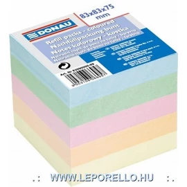 *33050 TÉPŐTÖMB DONAU színes D8319 ragasztott  83*83*75mm