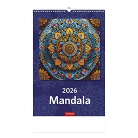 *33520 FALINAPTÁR 2026 Mandala T094-05 spirálozott  22*33cm