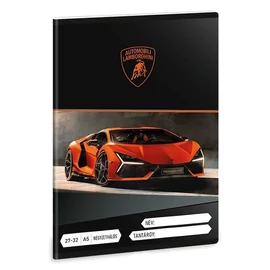 *35478 FÜZET A5 ARS UNA kockás  27-32 Lamborghini