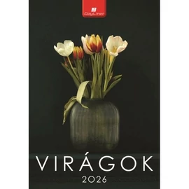 *36011 FALINAPTÁR 2026 Virágok Dayliner spirálozott FA-KV-B4  23*33cm