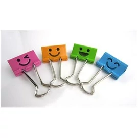 *37216 IRATCSIPESZ BINDER 25mm színes DELI Smiley/állatkás