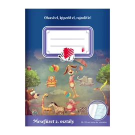 *38160-001 FÜZET Olvasónapló 2.oszt. SÜNI 16-32 mesefüzet (Állatok, 7500130003)